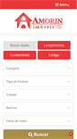 Mobile Screenshot of amorinimoveis.com.br